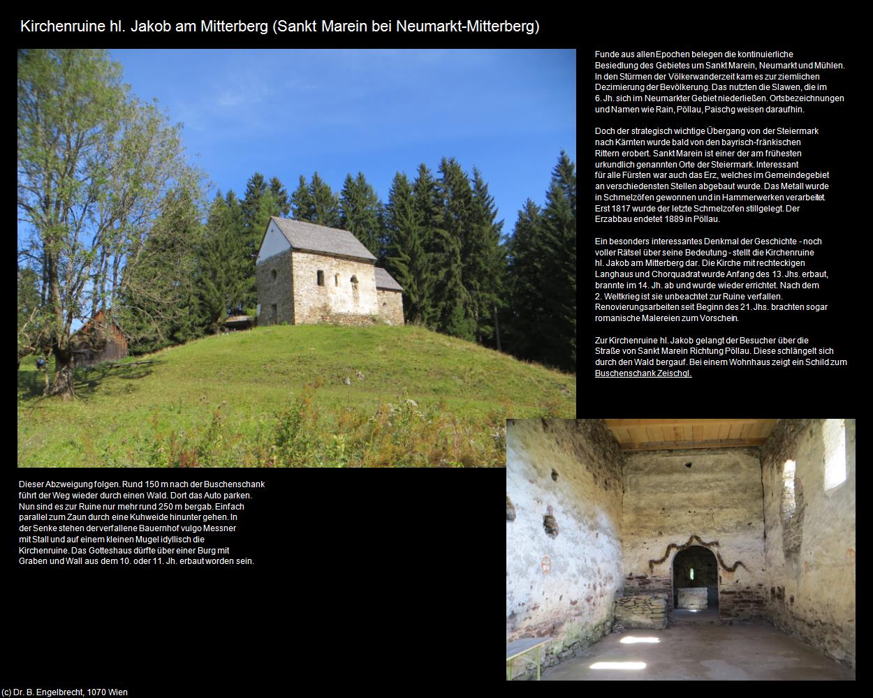 Kirchenruine hl. Jakob (Mitterberg) (Sankt Marein bei Neumarkt) in Kulturatlas-STEIERMARK(c)B.Engelbrecht