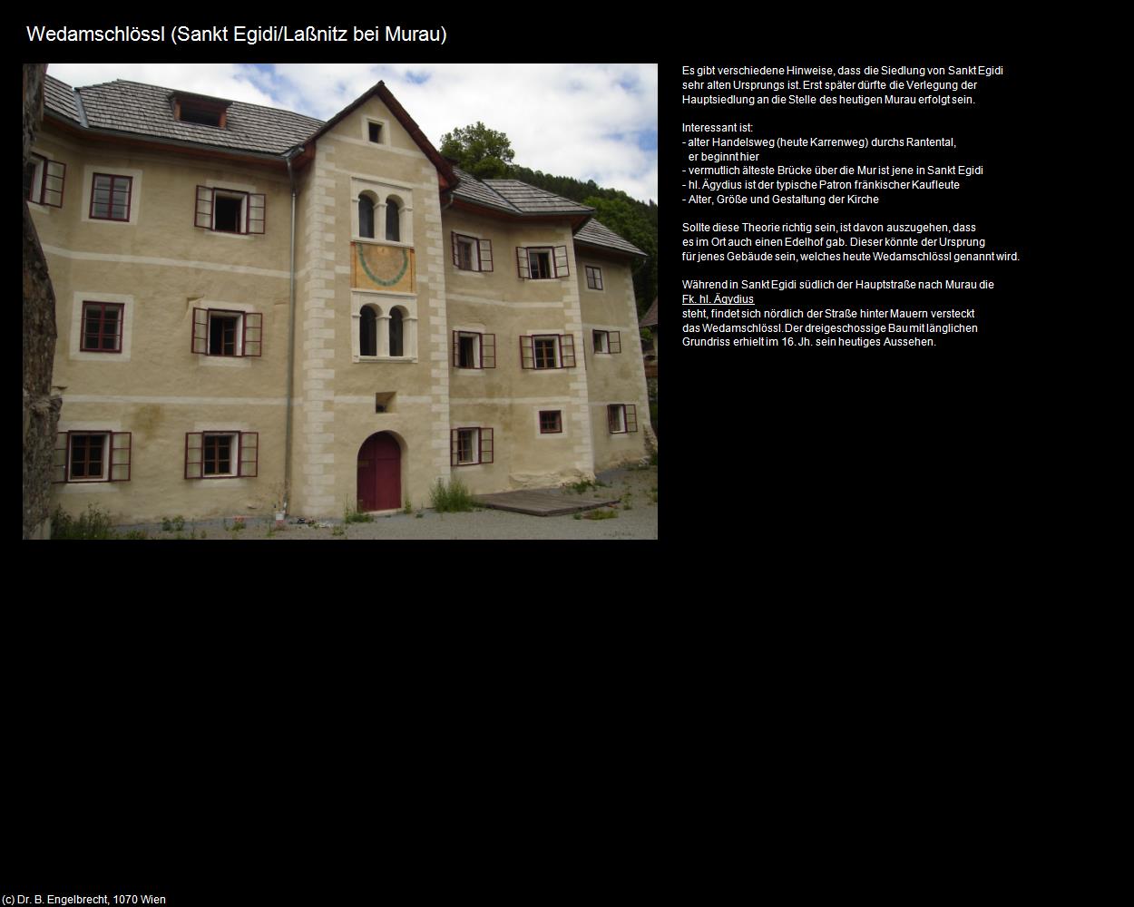 Wedamschlössl (Sankt Egidi/Laßnitz bei Murau) in Kulturatlas-STEIERMARK(c)B.Engelbrecht