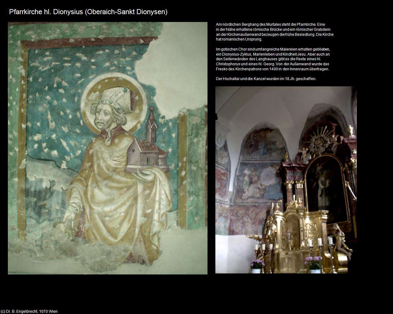 Pfk. hl. Dionysius (Sankt Dionysen) (Oberaich) in Kulturatlas-STEIERMARK