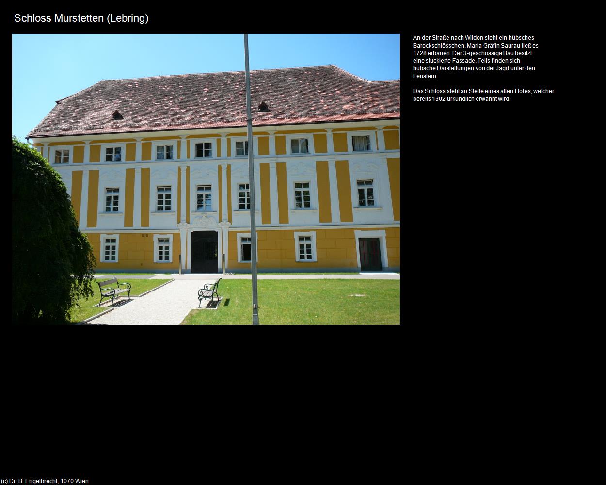 Schloss Murstetten (Lebring) in Kulturatlas-STEIERMARK