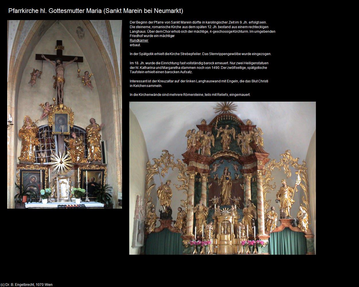 Pfk. hl. Gottesmutter Maria (Sankt Marein bei Neumarkt) in Kulturatlas-STEIERMARK(c)B.Engelbrecht