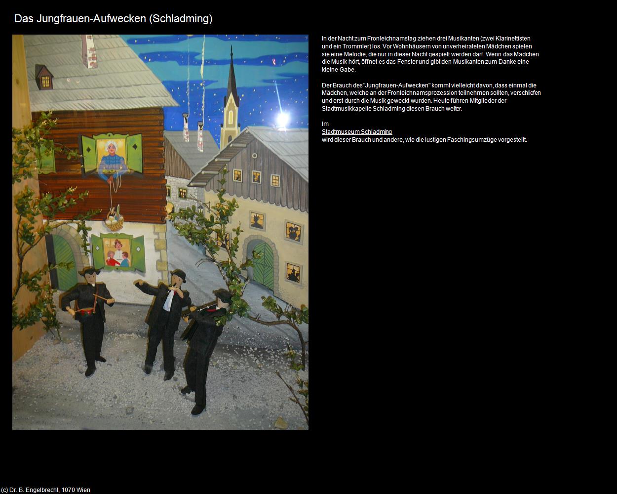 Das Jungfrauen-Aufwecken  (Schladming) in Kulturatlas-STEIERMARK(c)B.Engelbrecht