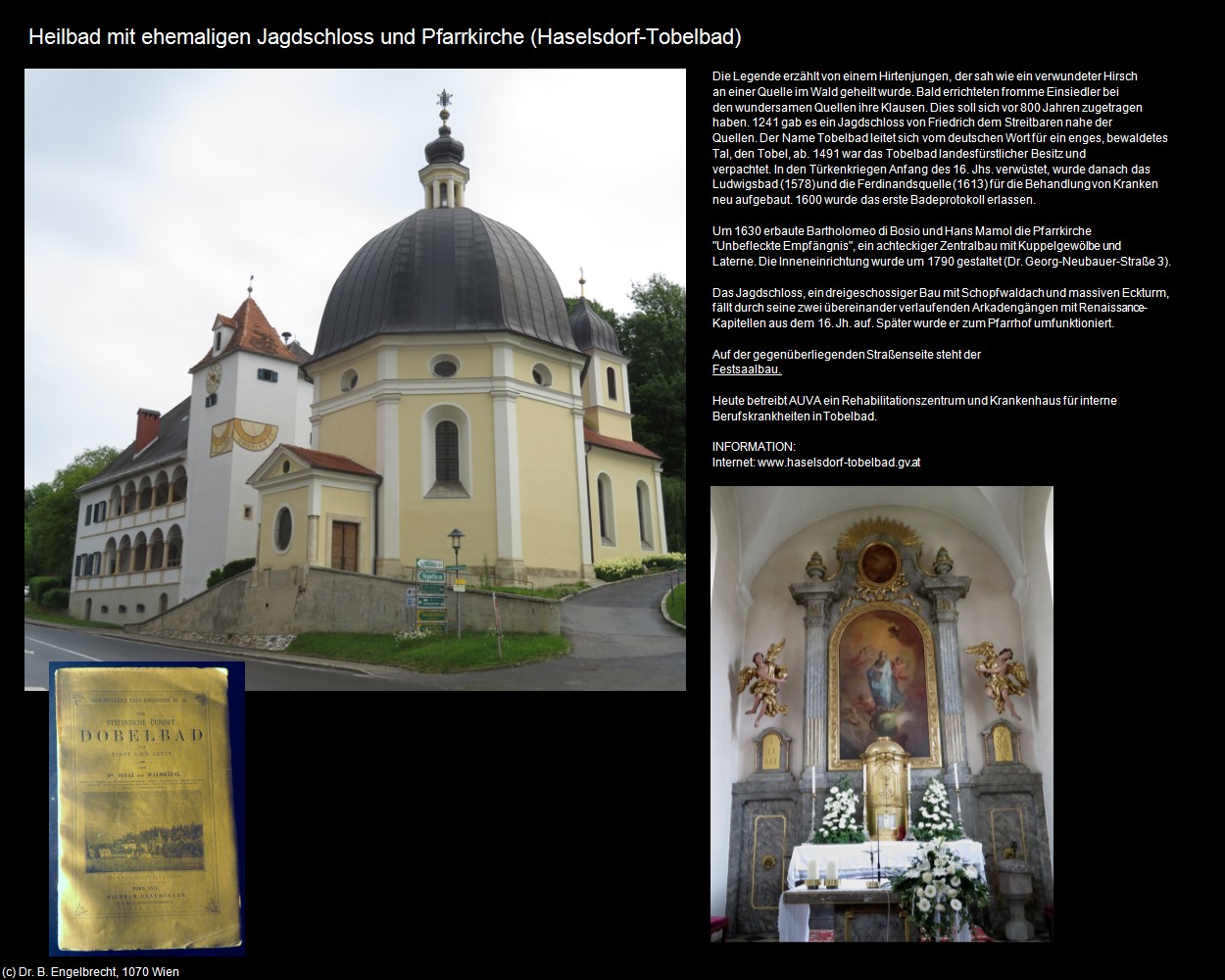 Heilbad mit Jagdschloss und Pfk. (Haselsdorf-Tobelbad) in Kulturatlas-STEIERMARK(c)B.Engelbrecht