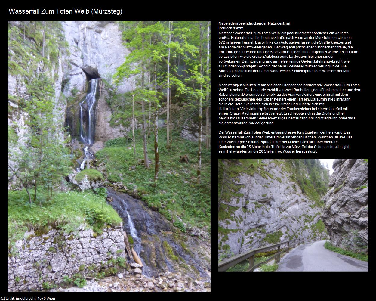 Wasserfall Zum Toten Weib  (Mürzsteg/Neuberg an der Mürz) in Kulturatlas-STEIERMARK(c)B.Engelbrecht