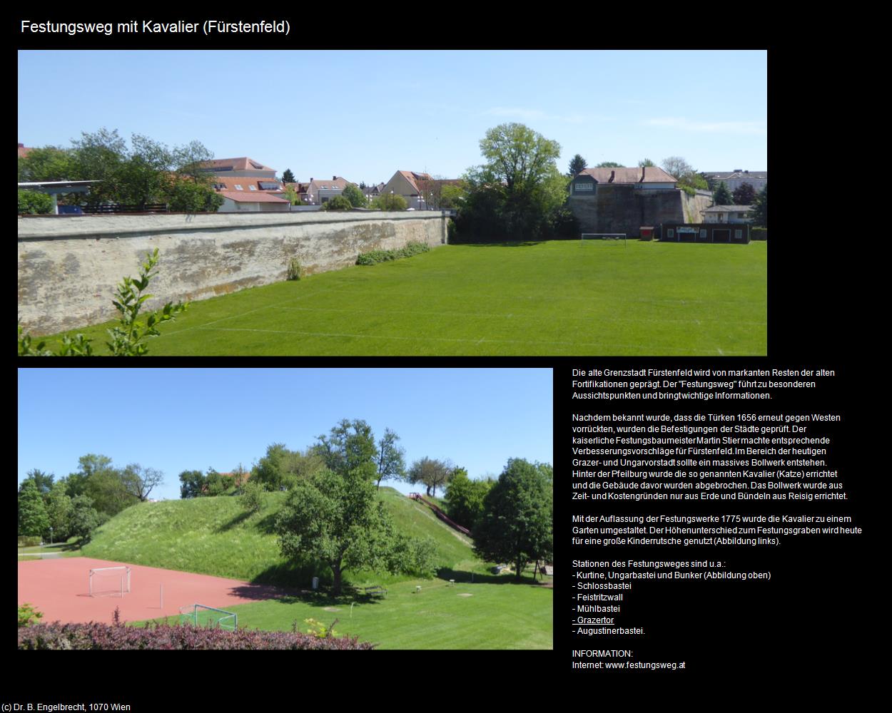 Festungsweg mit Kavalier (Fürstenfeld) in Kulturatlas-STEIERMARK(c)B.Engelbrecht