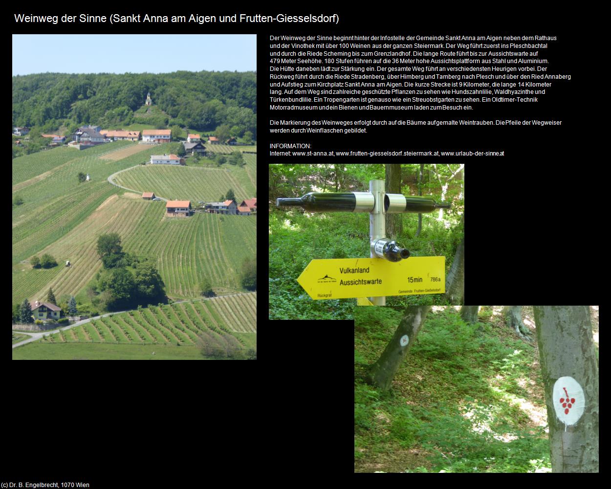 Weinweg der Sinne (Frutten-Giesselsdorf) (Sankt Anna am Aigen) in Kulturatlas-STEIERMARK