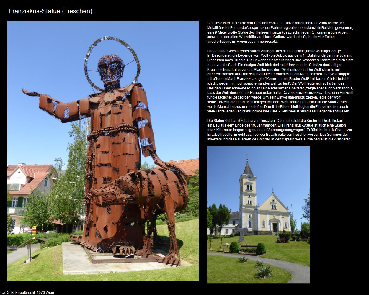 Franziskus-Statue (Tieschen) in Kulturatlas-STEIERMARK