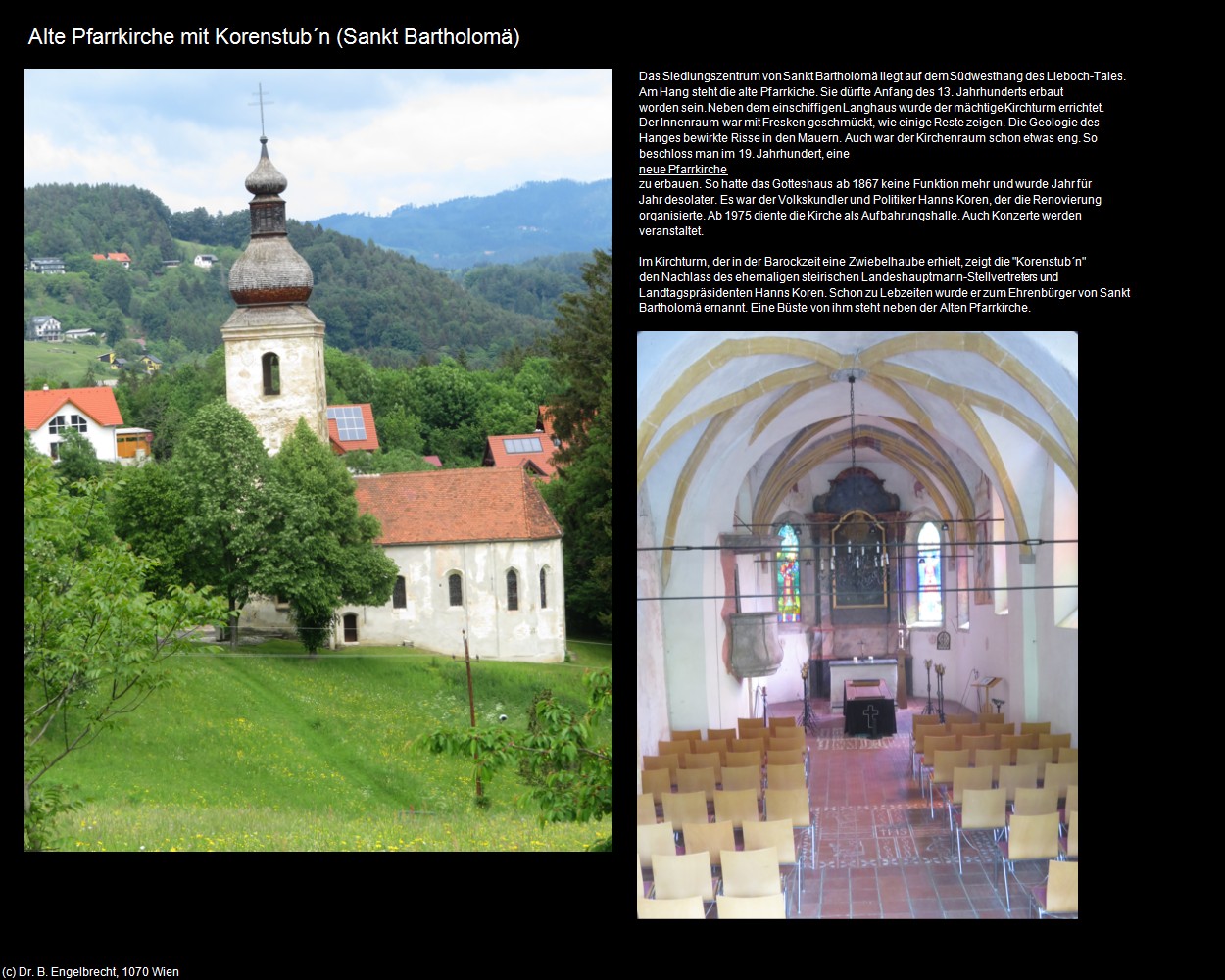 Alte Pfk. mit Korenstub‘n (Sankt Bartholomä) in Kulturatlas-STEIERMARK(c)B.Engelbrecht