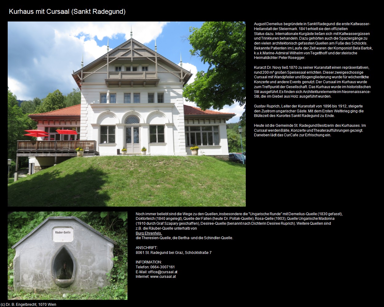 Kurhaus mit Cursaal  (Sankt Radegund bei Graz) in Kulturatlas-STEIERMARK(c)B.Engelbrecht