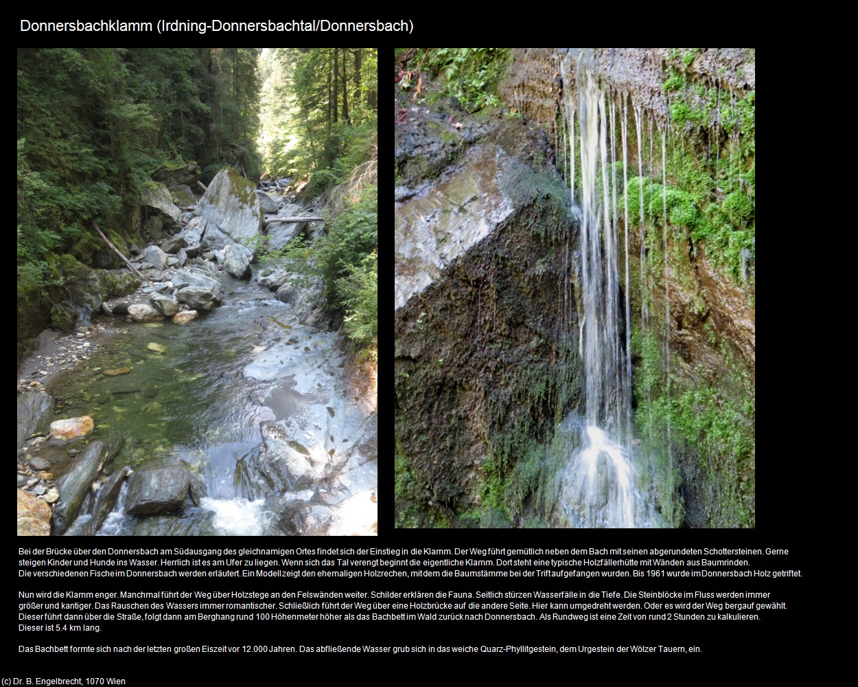 Donnersbachklamm (Donnersbach) (Irdning-Donnersbachtal) in Kulturatlas-STEIERMARK