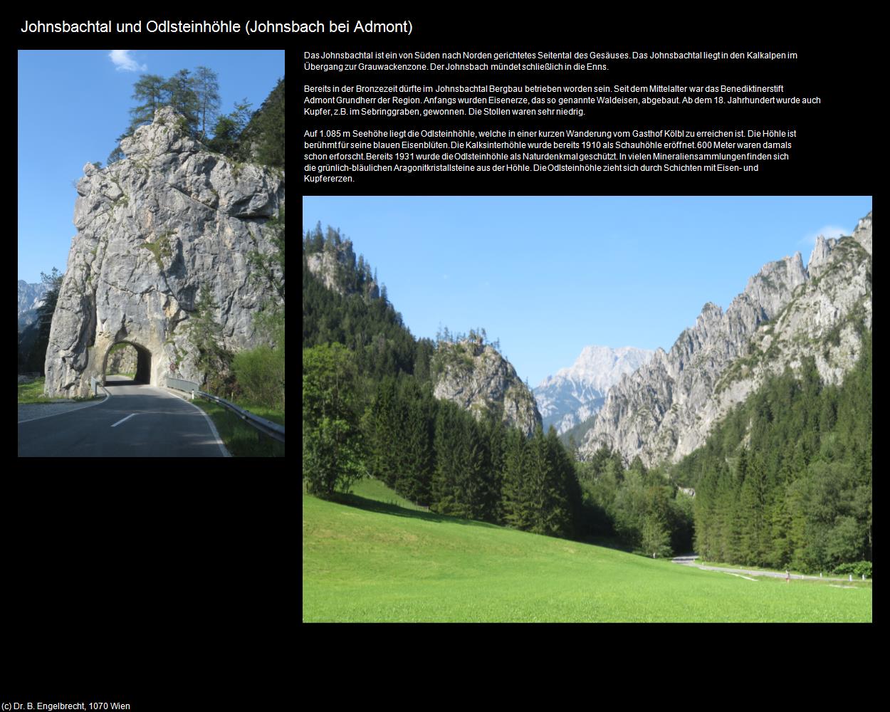 Johnsbachtal und Odlsteinhöhle (Johnsbach bei Admont) in Kulturatlas-STEIERMARK