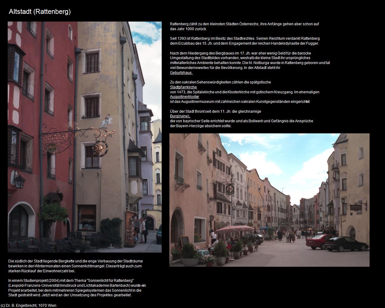 Altstadt (Rattenberg) in Kulturatlas-TIROL(c)B.Engelbrecht