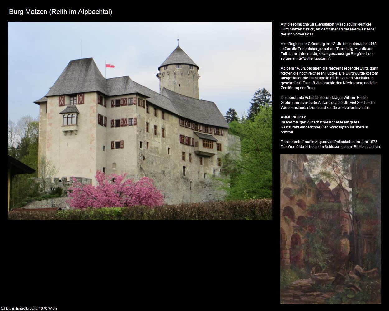 Burg Matzen (Reith im Alpbachtal) in Kulturatlas-TIROL