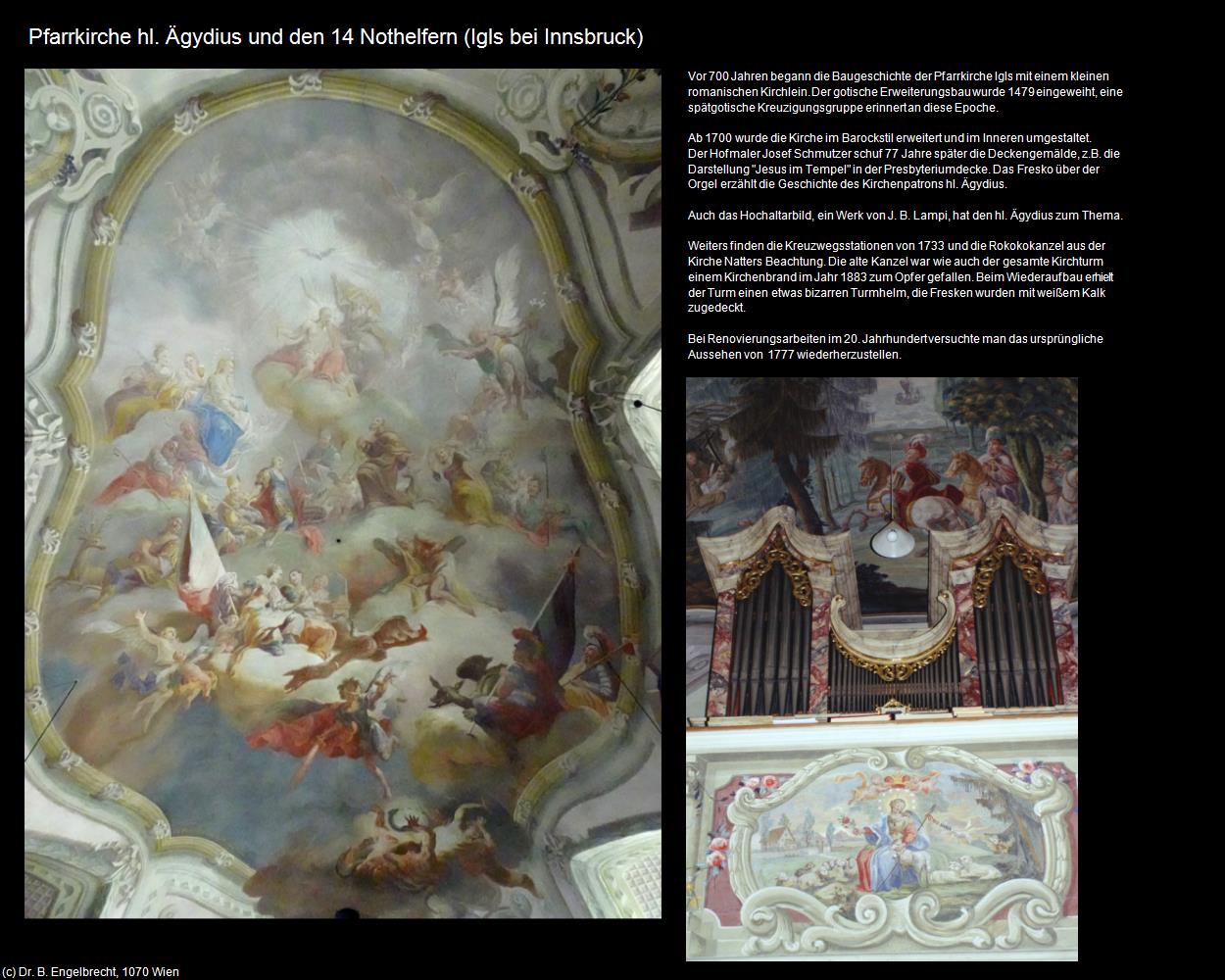 Pfk. hl. Ägydius und den 14 Nothelfern (Igls bei Innsbruck) in Kulturatlas-TIROL