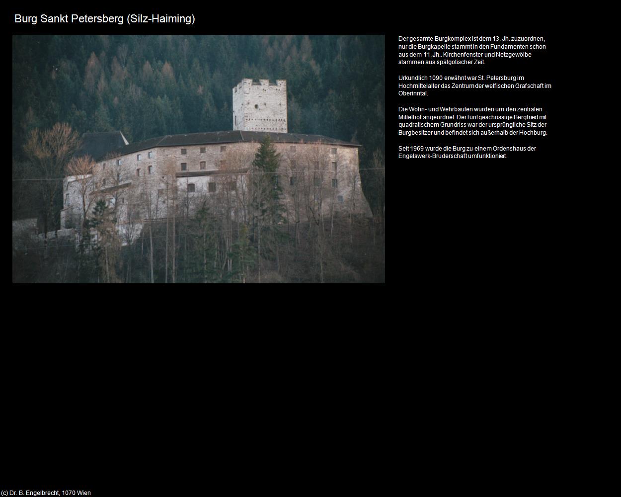 Burg Sankt Petersberg (Silz) (Haiming) in Kulturatlas-TIROL