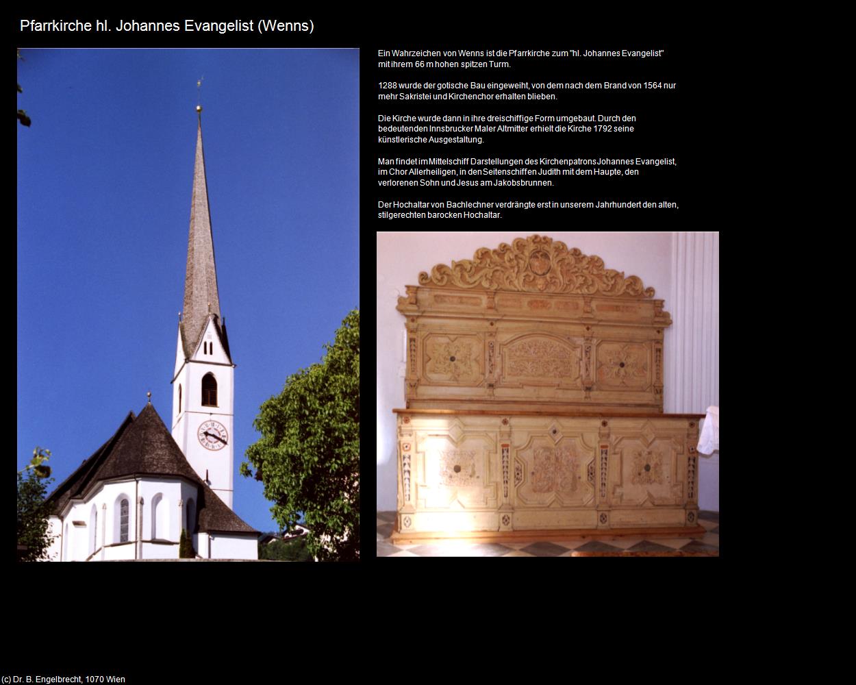 Pfk. hl. Johannes Evangelist (Wenns) in Kulturatlas-TIROL