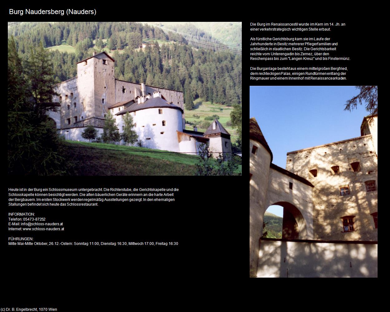 Burg Naudersberg (Nauders) in Kulturatlas-TIROL