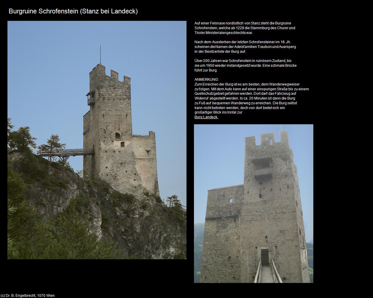 Burgruine Schrofenstein (Stanz bei Landeck) in Kulturatlas-TIROL(c)B.Engelbrecht