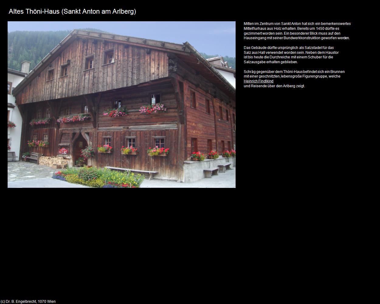 Altes Thöni-Haus (Sankt Anton am Arlberg) in Kulturatlas-TIROL(c)B.Engelbrecht