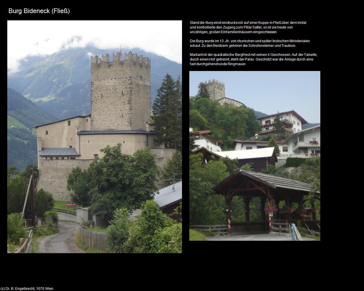 Burg Bideneck (Fließ) in Kulturatlas-TIROL