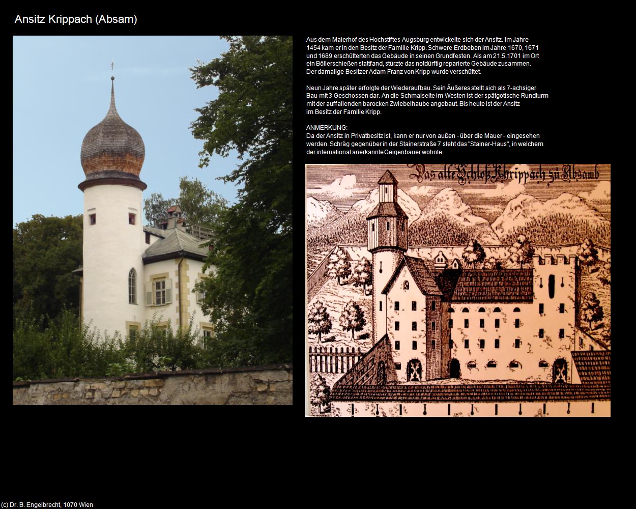 Ansitz Krippach (Absam) in Kulturatlas-TIROL