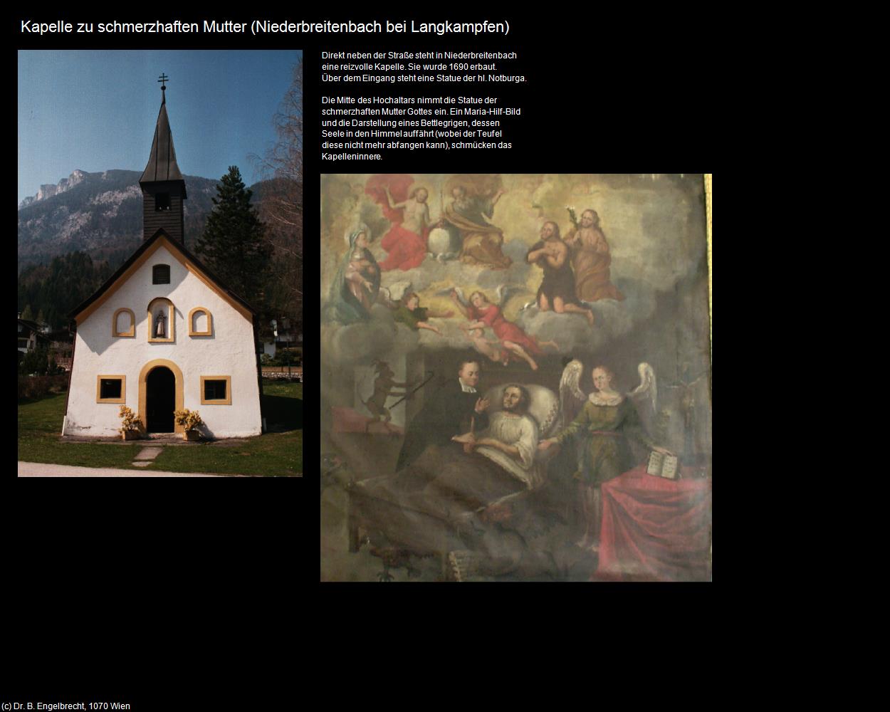 Kapelle zu schmerzhaften Mutter (Niederbreitenbach) (Langkampfen) in Kulturatlas-TIROL