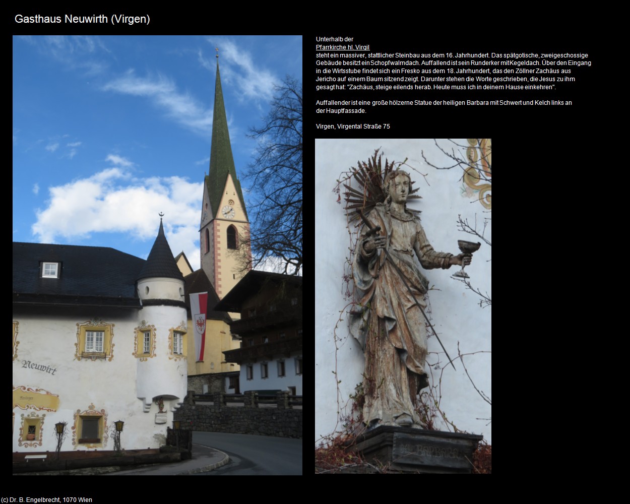 Gasthaus Neuwirth  (Virgen) in Kulturatlas-TIROL(c)B.Engelbrecht