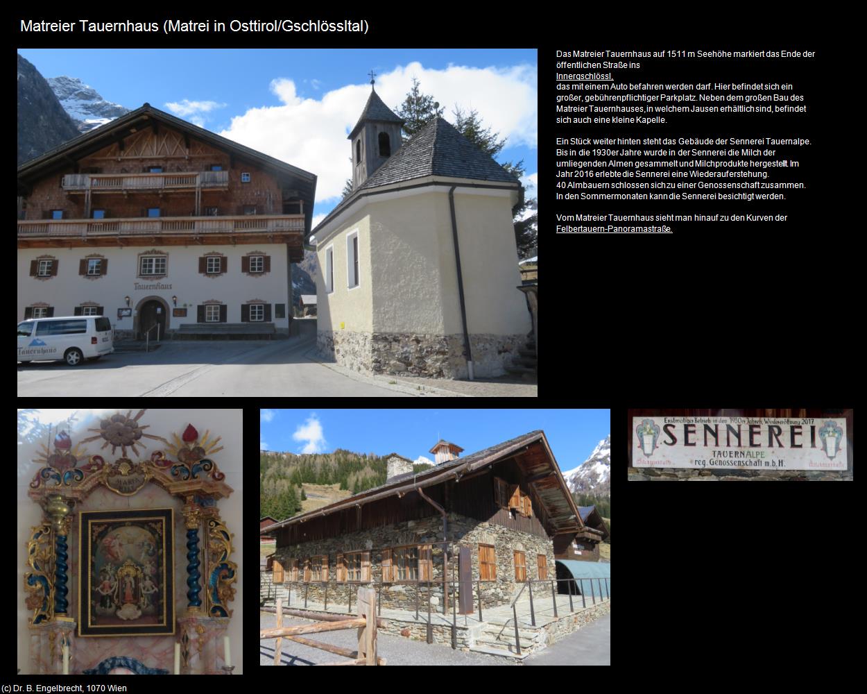 Matreier Tauernhaus (Gschlössltal) (Matrei in Osttirol) in Kulturatlas-TIROL(c)B.Engelbrecht