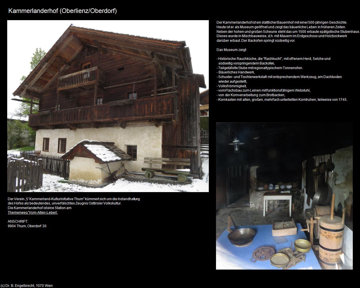 Kammerlanderhof (Oberdorf) (Oberlienz) in Kulturatlas-TIROL(c)B.Engelbrecht
