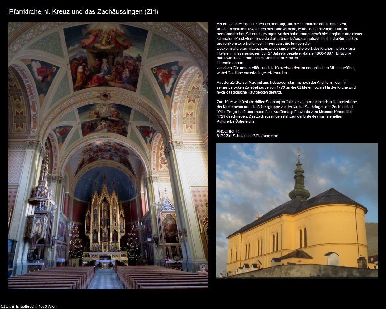 Pfk. hl. Kreuz und das Zachäussingen (Zirl) in Kulturatlas-TIROL(c)B.Engelbrecht