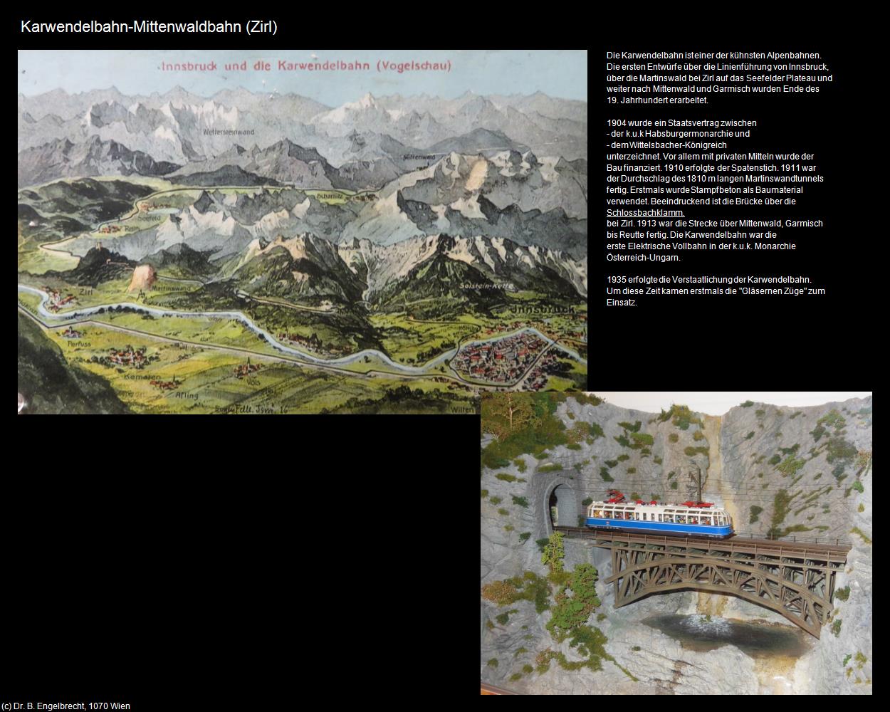 Karwendelbahn-Mittenwaldbahn (Zirl) in Kulturatlas-TIROL(c)B.Engelbrecht