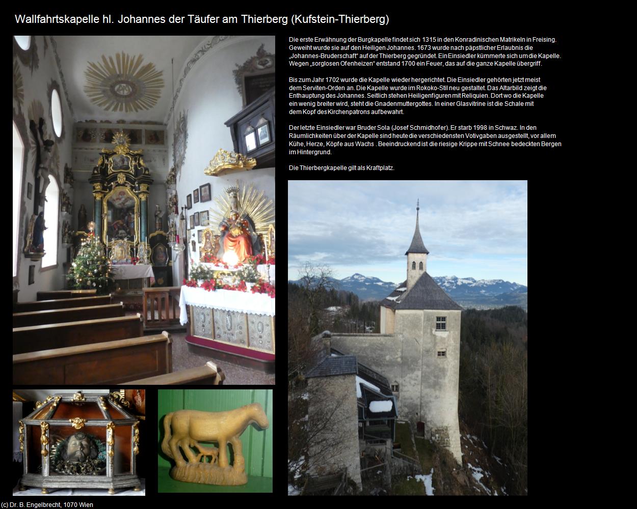 Wallfk. hl. Johannes der Täufer (Thierberg) (Kufstein) in Kulturatlas-TIROL