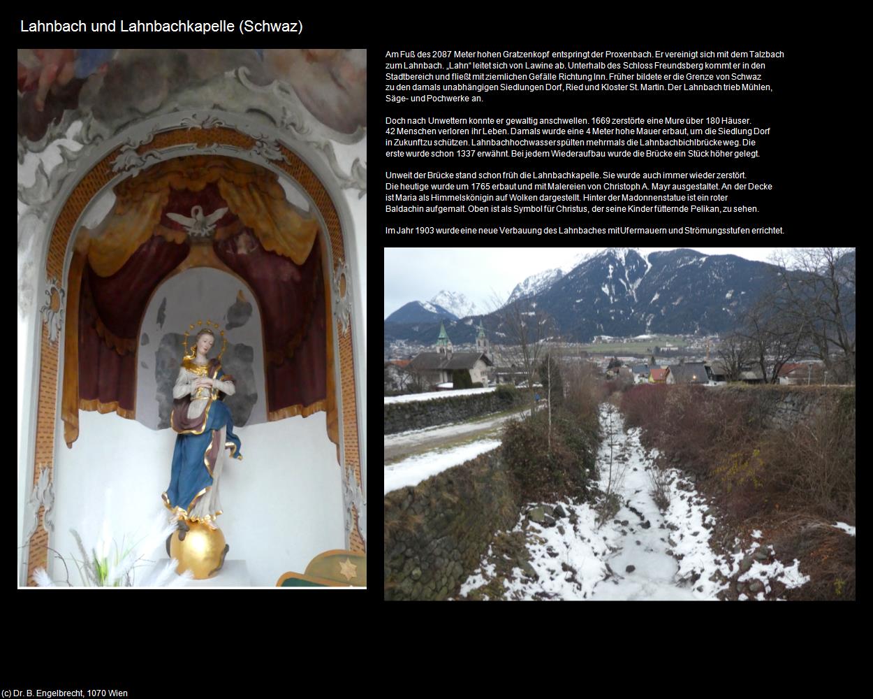 Lahnbach und Lahnbachkapelle  (Schwaz) in Kulturatlas-TIROL