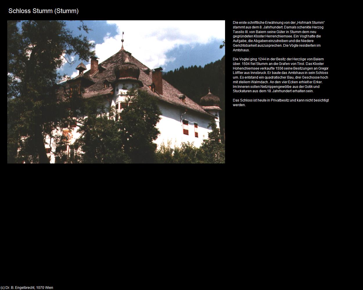 Schloss Stumm (Stumm im Zillertal) in Kulturatlas-TIROL