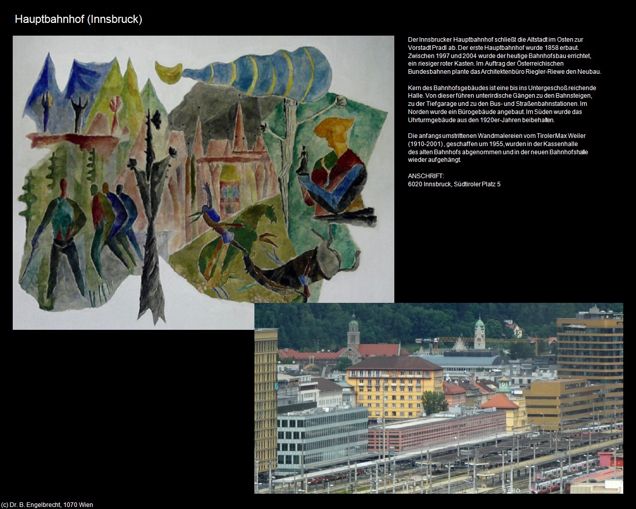 Hauptbahnhof (Innsbruck) in Kulturatlas-TIROL