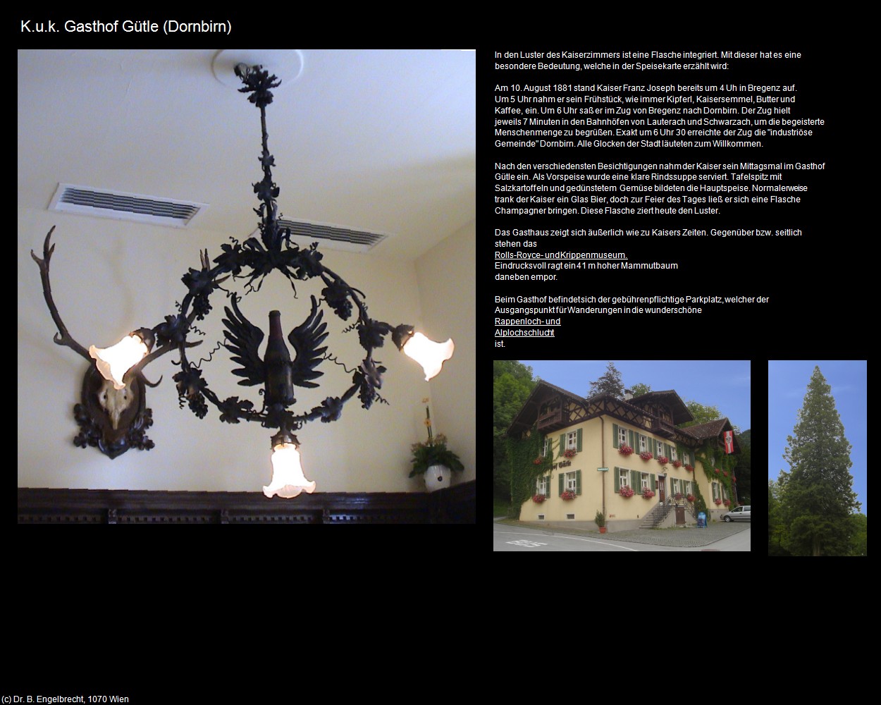 K.u.k. Gasthof Gütle (Dornbirn) in Kulturatlas-VORARLBERG(c)B.Engelbrecht