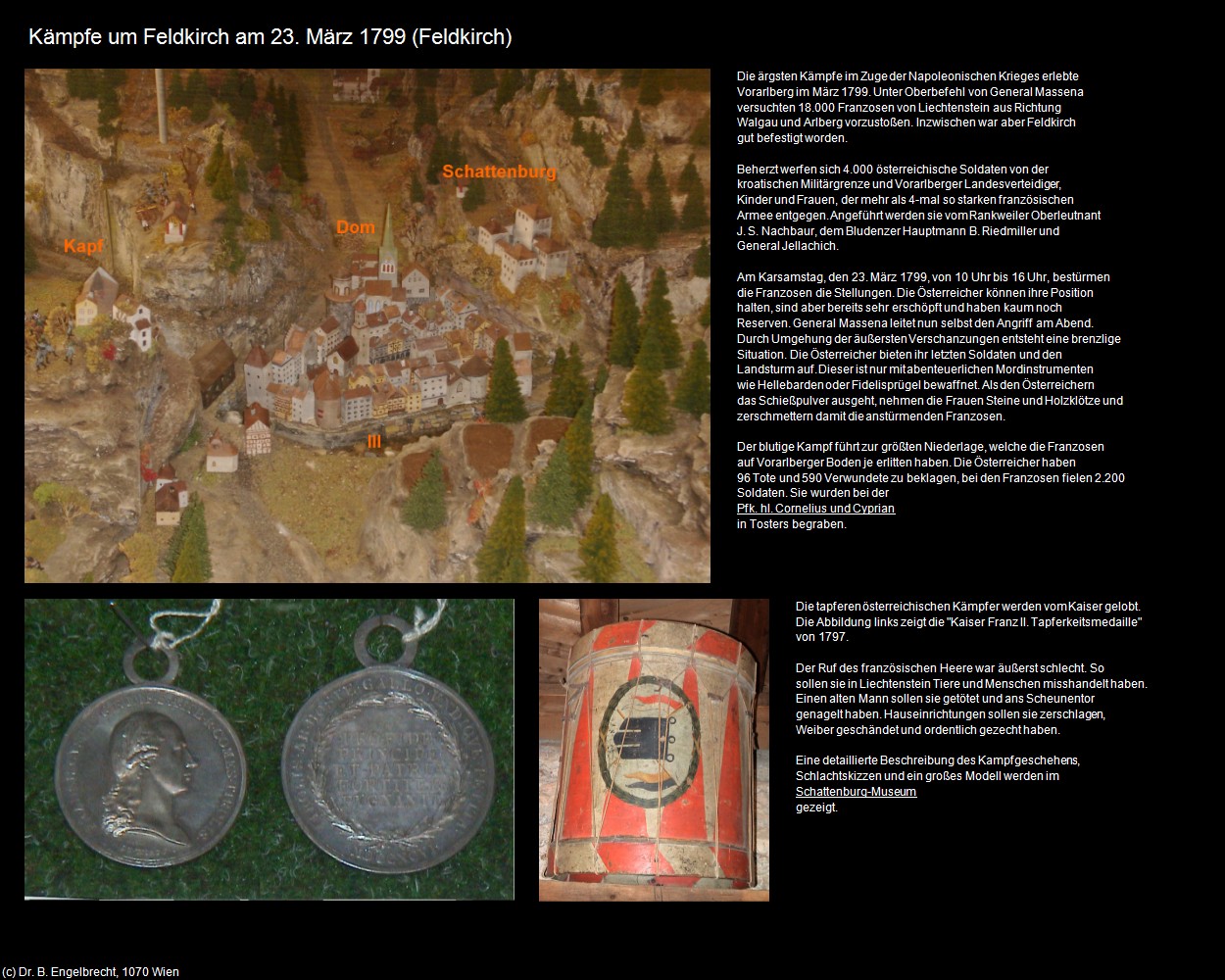 Kämpfe um Feldkirch 1799 (Feldkirch) in Kulturatlas-VORARLBERG(c)B.Engelbrecht