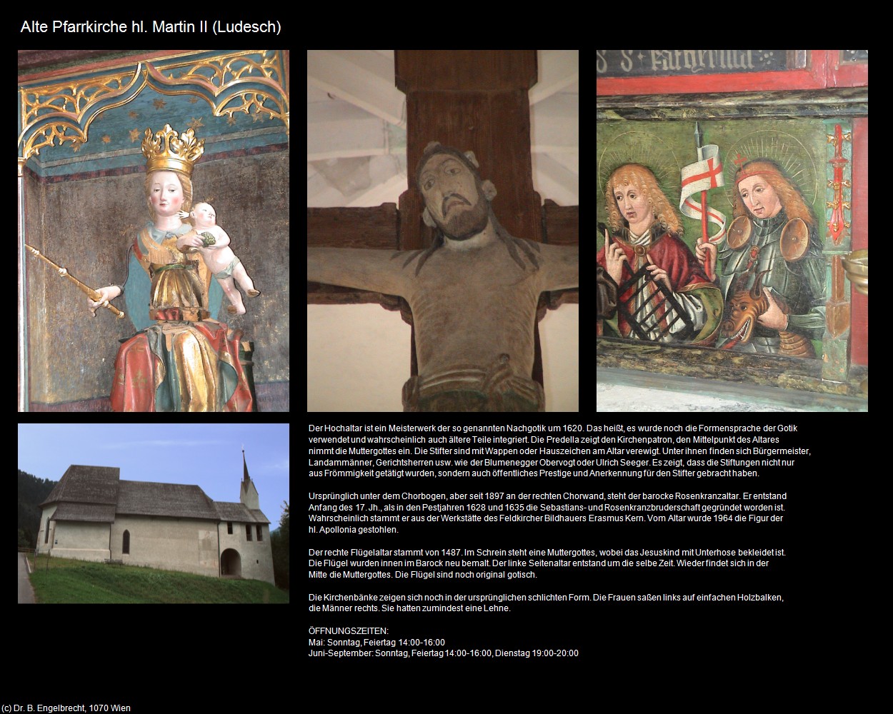 Alte Pfk. hl. Martin II (Ludesch) in Kulturatlas-VORARLBERG