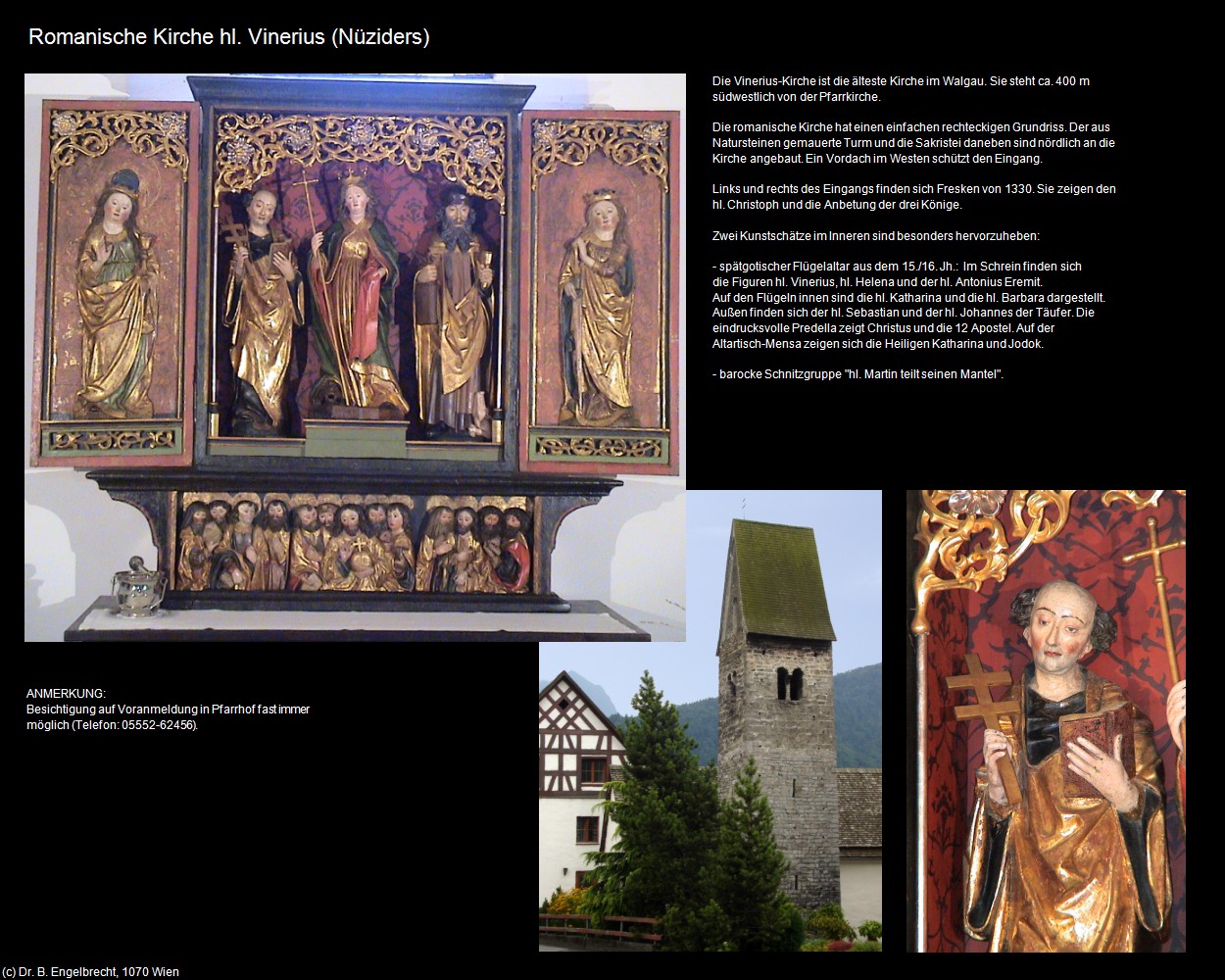 Romanische Kirche hl. Vinerius (Nüziders) in Kulturatlas-VORARLBERG