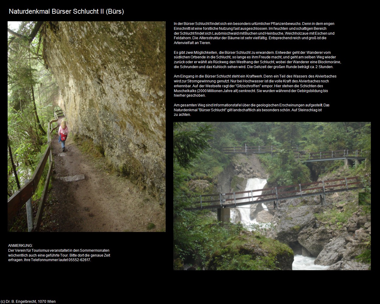 Bürser Schlucht II (Bürs) in Kulturatlas-VORARLBERG