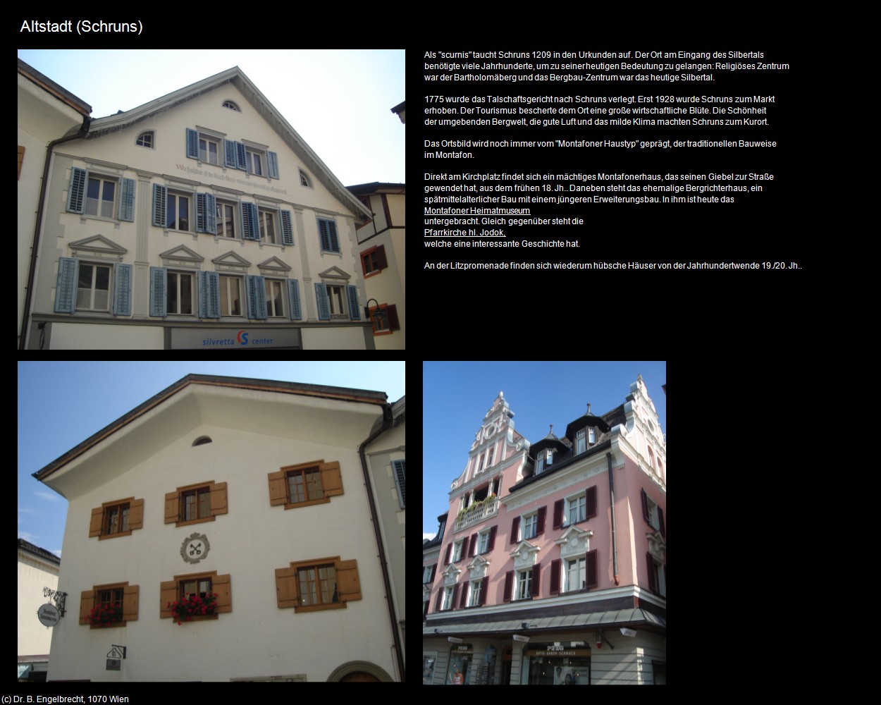 Altstadt  (Schruns) in Kulturatlas-VORARLBERG(c)B.Engelbrecht