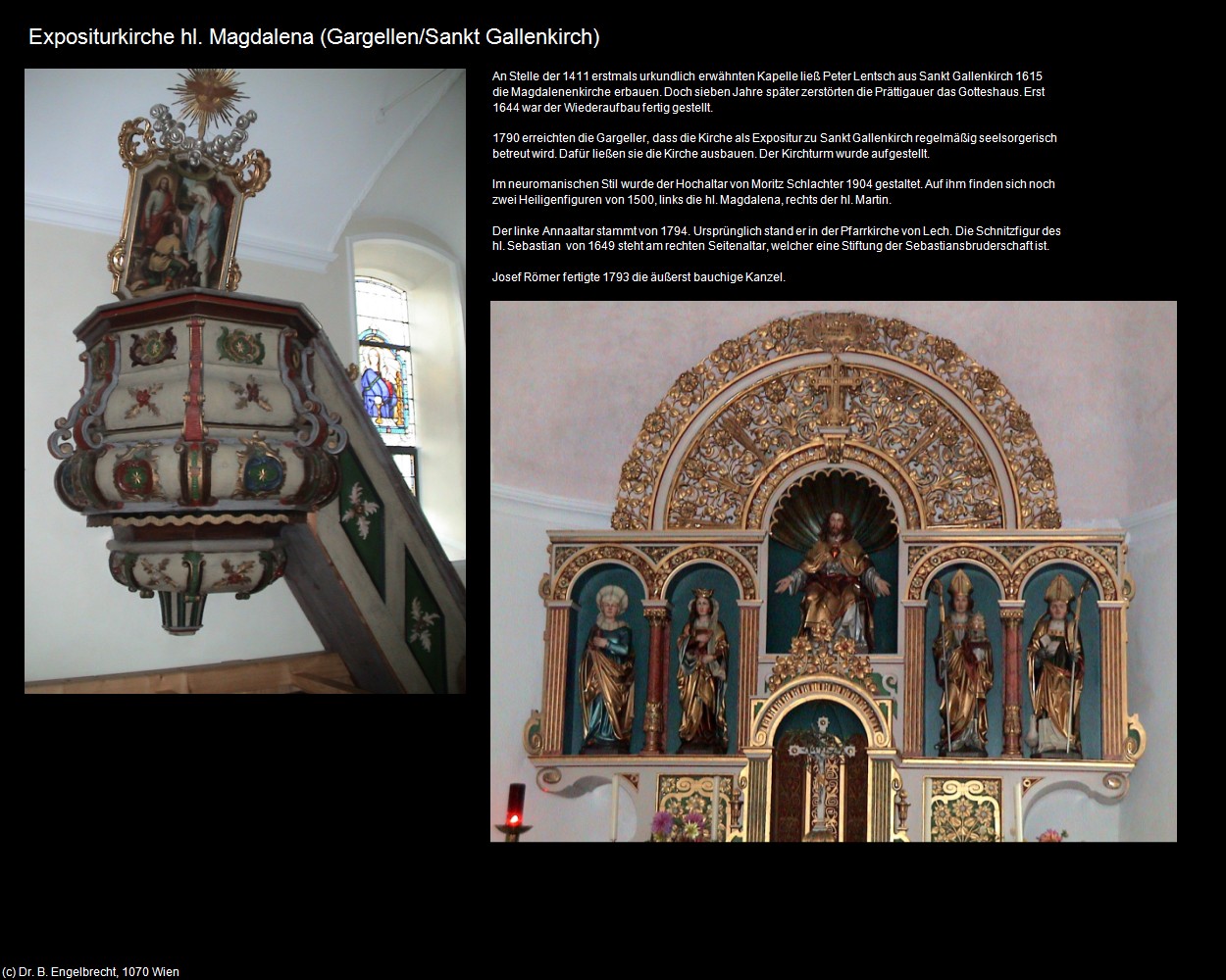 Expositurk. hl. Magdalena (Gargellen/Sankt Gallenkirch) in Kulturatlas-VORARLBERG