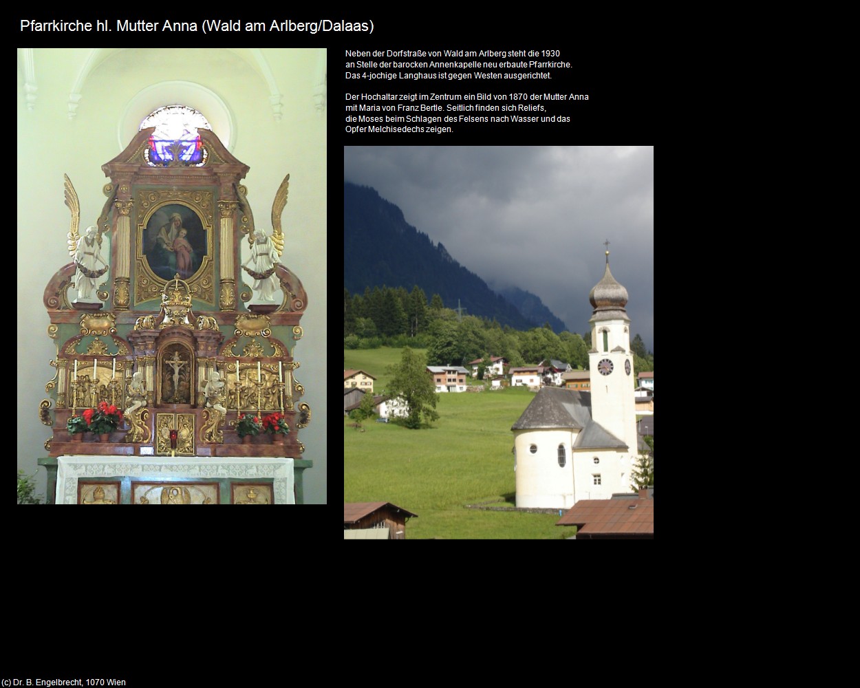 Pfk. hl. Mutter Anna  (Wald am Arlberg/Dalaas) in Kulturatlas-VORARLBERG