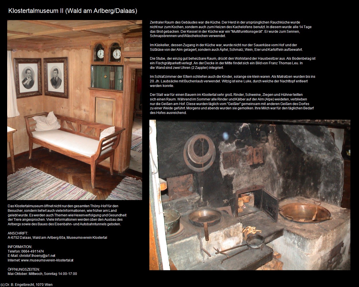 Klostertalmuseum II (Wald am Arlberg/Dalaas) in Kulturatlas-VORARLBERG
