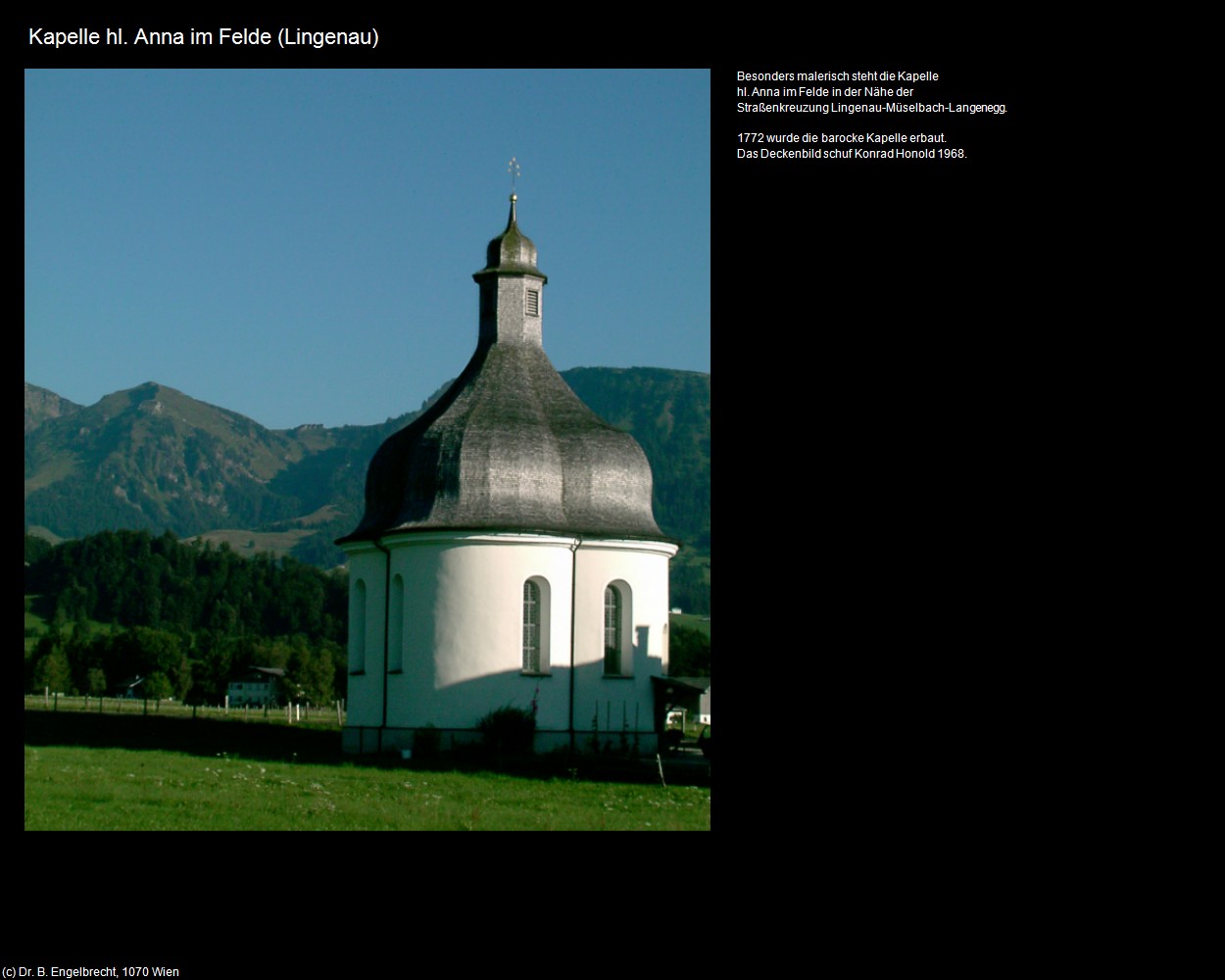 Kapelle hl. Anna im Felde (Lingenau) in Kulturatlas-VORARLBERG