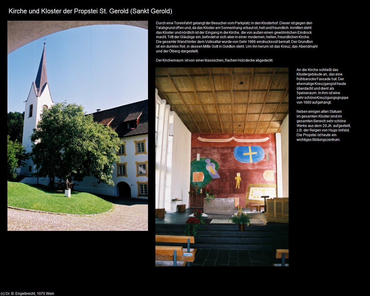 Propstei hl. Gerold (Sankt Gerold) in Kulturatlas-VORARLBERG