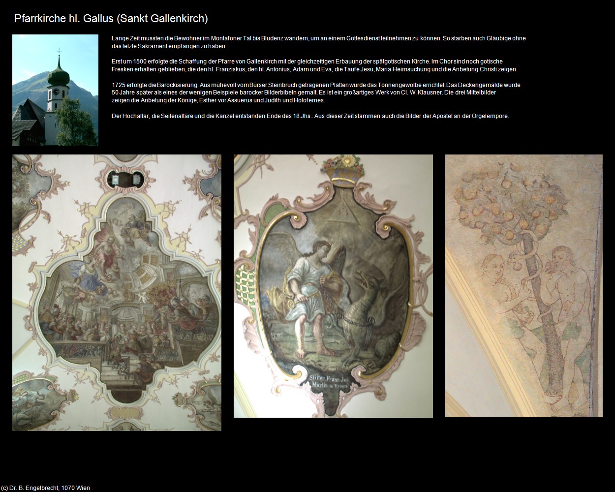 Pfk. hl. Gallus (Sankt Gallenkirch) in Kulturatlas-VORARLBERG
