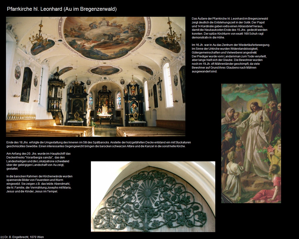 Pfk. hl. Leonhard (Au im Bregenzerwald) in Kulturatlas-VORARLBERG