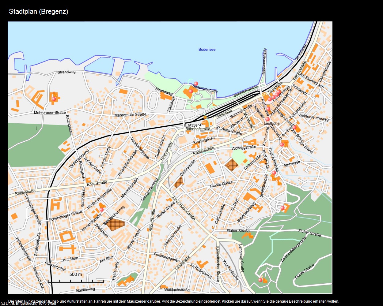 Stadtplan (Bregenz) in Kulturatlas-VORARLBERG(c)B.Engelbrecht