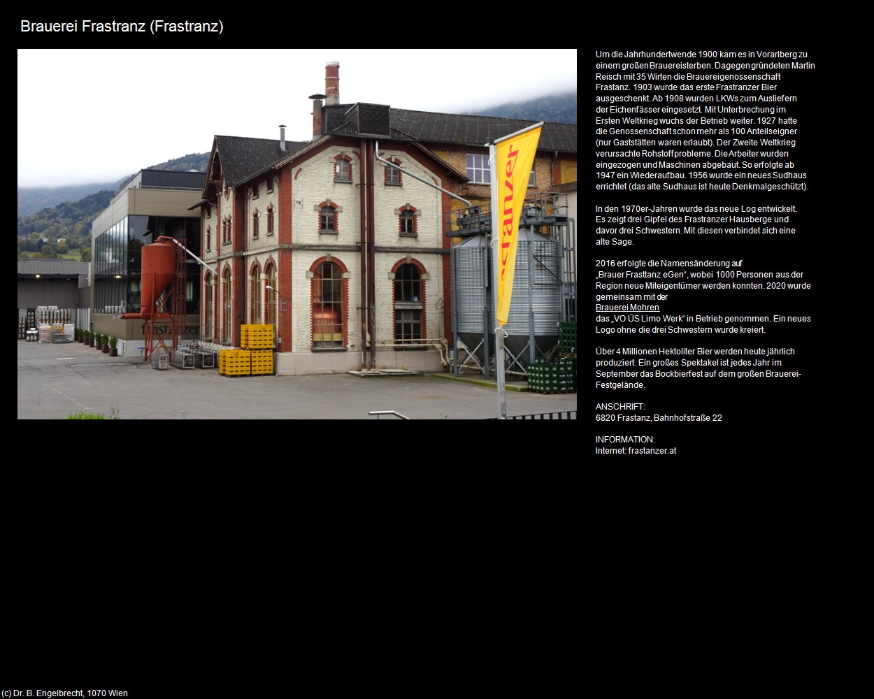 Brauerei Frastranz (Frastranz) in Kulturatlas-VORARLBERG(c)B.Engelbrecht